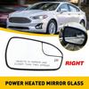RH Passenger Side Rear View Heated Mirror Glass For Ford Fusion 13-20 White PUS
