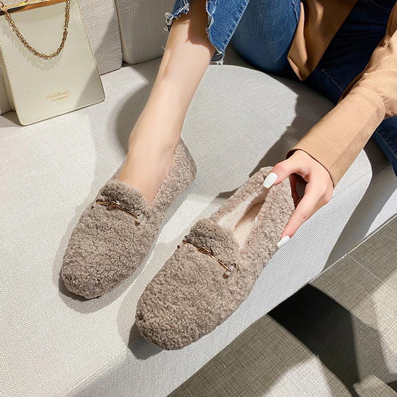 

Mao Mao shoes women s winter wear 2025 new Internet celebrity Doudou shoes women s velvet platform cotton ladyshoes large size shoes 41-43 33 коричневый
