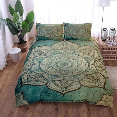 Vintage sada povlaků na přikrývku Mandala King Queen Double Full Twin Single Size Set ložního prádla