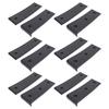 10 Piece Black Boat Trailer Bunk Slides Pads Easier Launching Loading 3 X 10in Reduces Friction for