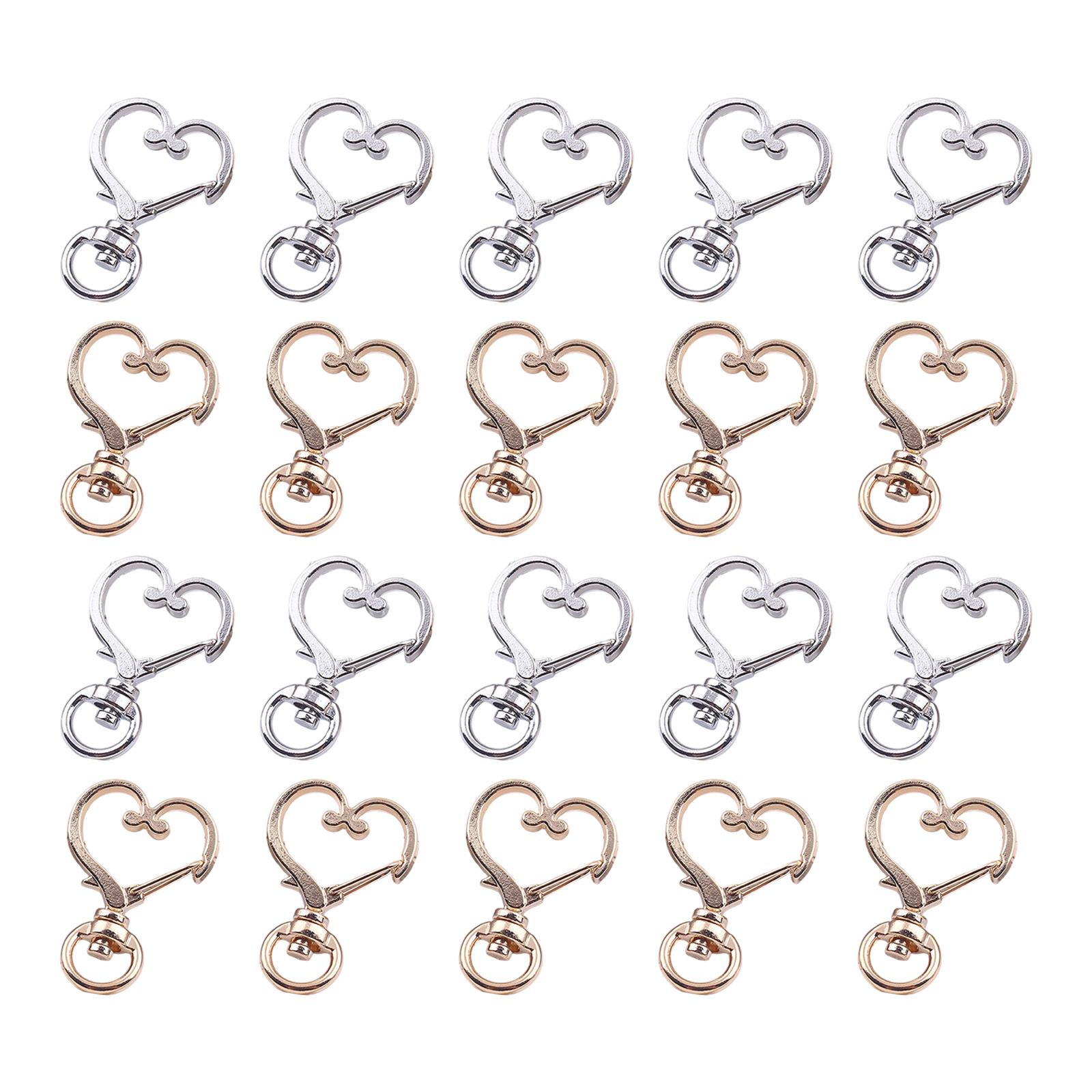 

Pack of 20 Functional Rotating Keyrings for Convenient Daily Key Organization and Creative Accent
