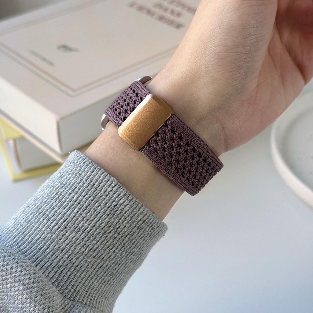 Watch Strap for Apple Watch 10 Ultra-Double Loop Woven Breathable Nylon Watch Band Magnetic Buckle for iWatch 10/9/8/7/6/5/4/3/2/1/SE/Ultra2 49mm 45mm