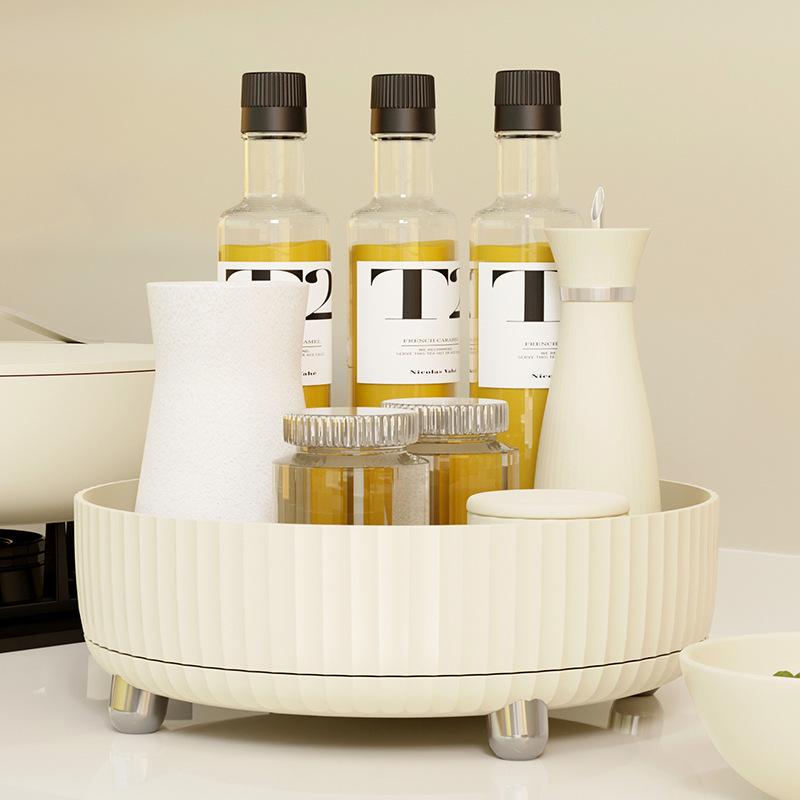 Luxury Rotating Kitchen Spice Organizer Tray