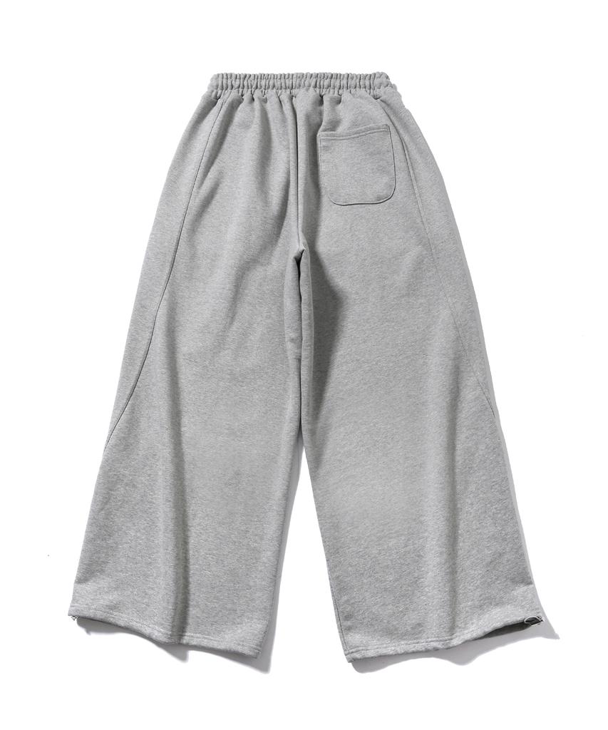 Sseochi410 Oblique Training Wide Pants Gray