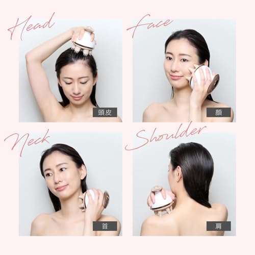 Ya-Man Head Spa Mise Needle Head Spa Lift Active Electric Scalp Brush MS32G Black