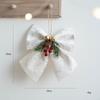 Fabric Holidays Bows Decoration Multfunction Christmas Tree Accent Long Service Charm Perfect for Creating Warm