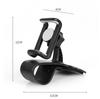 Car DashBoard Clip Phone Holder 360 Degree Rotatable Stand Instrument Panel GPS Navigation Mounts Bracket Universal Car Bracket