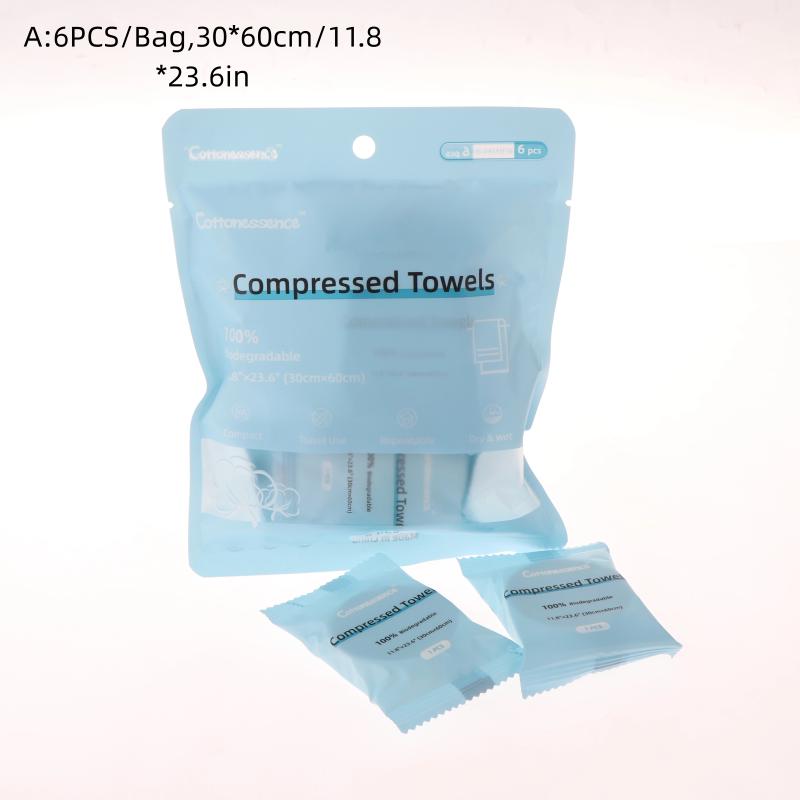 

6/30Pcs Compressed Towel Disposable Portable Plant Fiber Face Towel Tissue Suitable For Travel Camping Sports Beauty Salons A