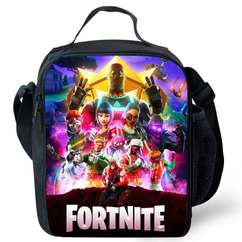 Student School Battle Bag Girls Boys Snack Bags Lunch Kids Box