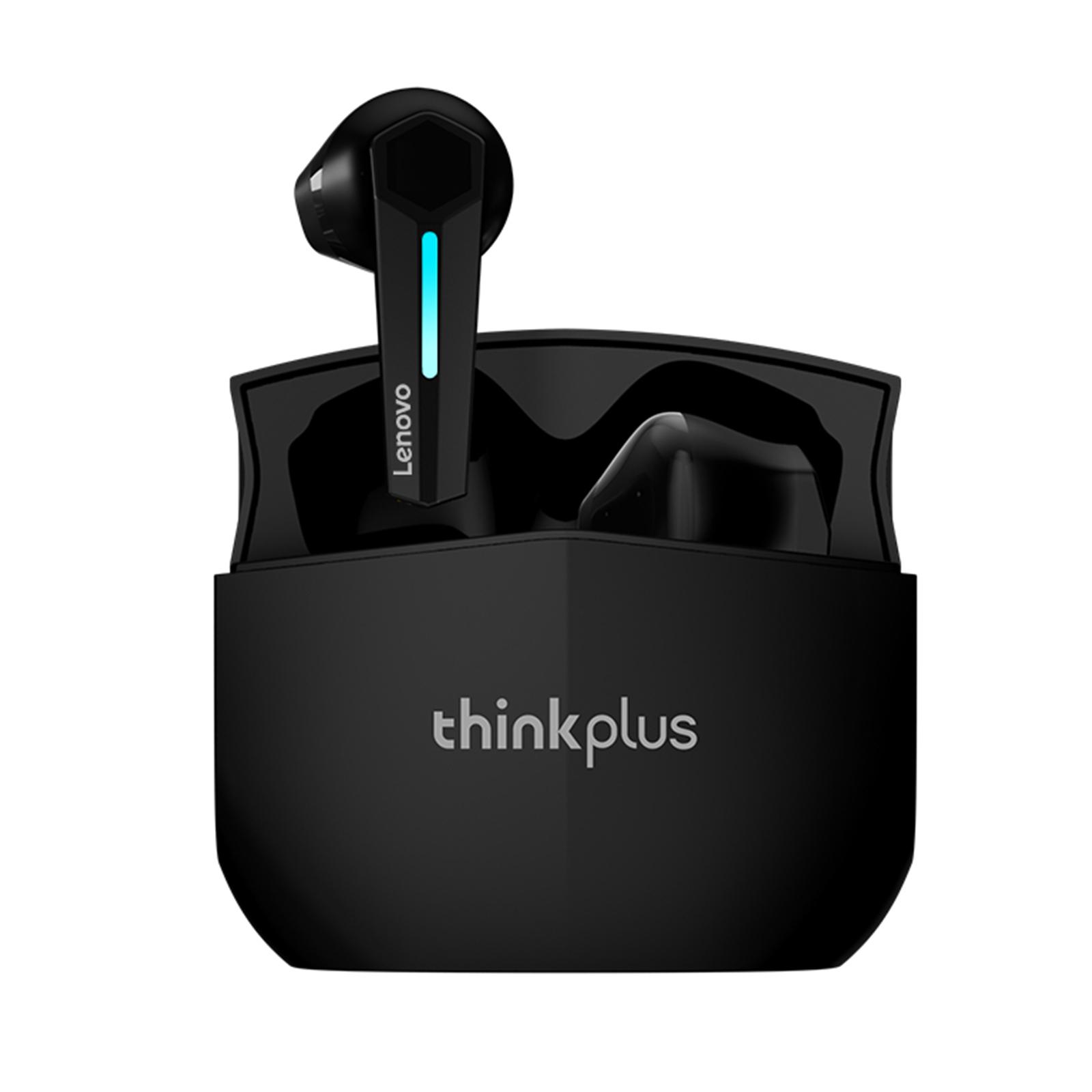 

Беспроводная гарнитура Lenovo GM1B BT5.3, игровая гарнитура-вкладыш с шумоподавлением, спортивная музыкальная гарнитура, черная