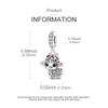 Original 925 Sterling Silver Bead Charms Pink Bow Cute Baby Sheep Pendant Fit Original Bracelet For Women DIY Jewelry Gift