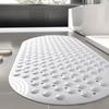 2026 Solid Color PVC Long Bathtub Non-slip Floor Mat, Bathroom Floor Mat, Shower Room, Bathroom Mat Non-slip Quick Drying