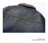 Men's Retro Maillard Lambswool-Lined Winter Denim Workwear Jacket