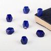 Octagonal Lapis Lazuli Barrel Beads Bracelet for DIY Weaving