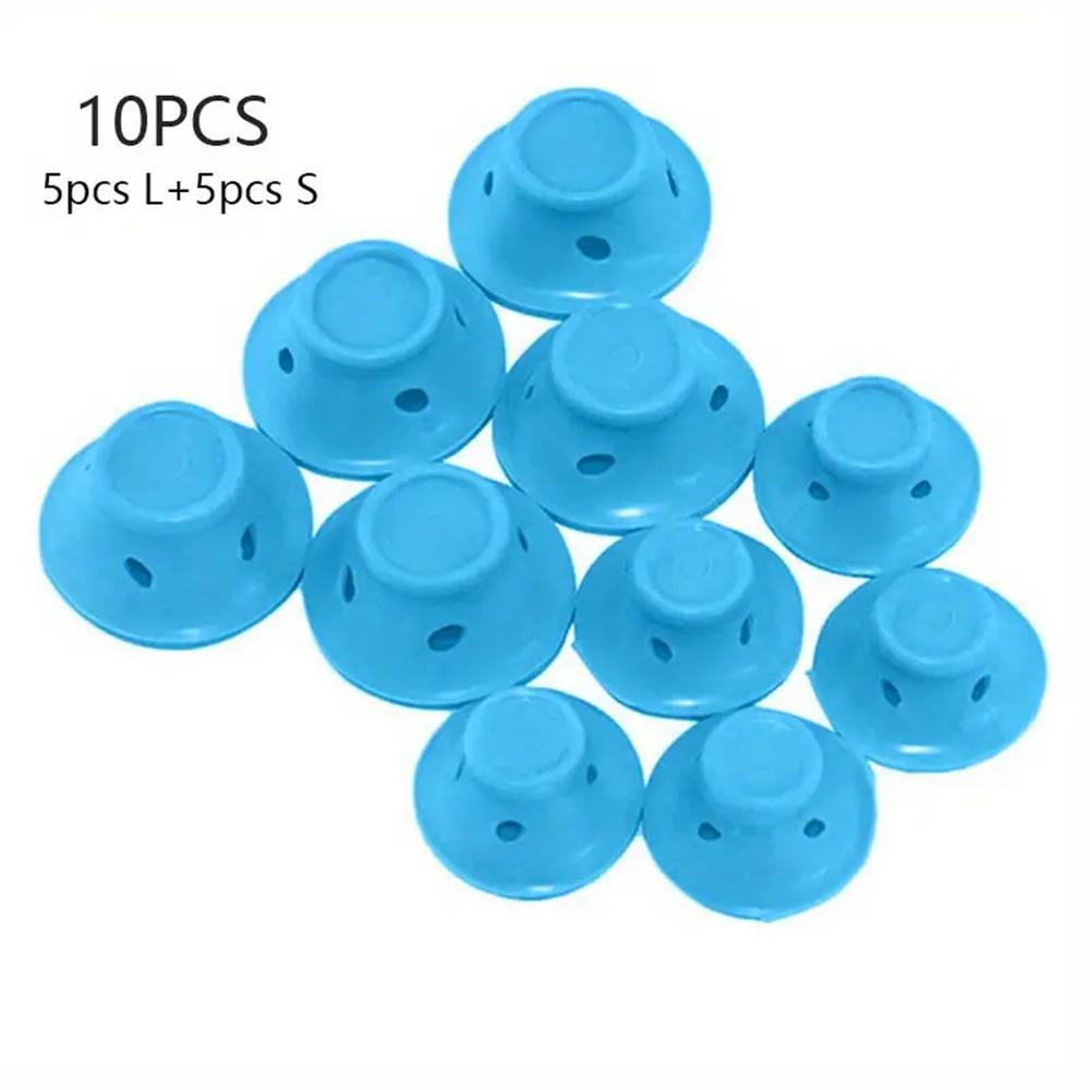 10/20pcs Mushroom Hair Curlers Soft Gentle Hair Care Rollers Non-Slip Silicone Wave Formers for Easy DIY Styling Curling Tools