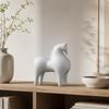 Figurine de Cheval Abstraite Décorative Artistique Minimaliste pour Armoire à Vin