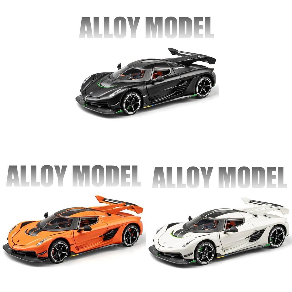 Alloy Car Koenigsegg Model Toy 124 With Sound Light For Kids Play Collection
