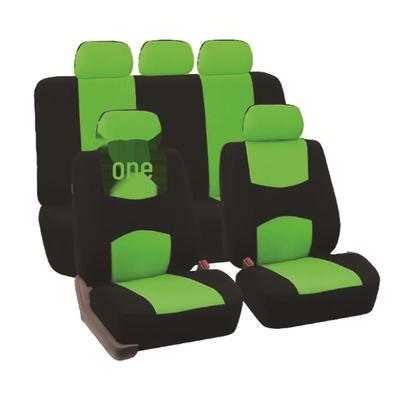 Universal Car Fabric Seat Cover Set, 5-Seater, 9-Piece Full Set