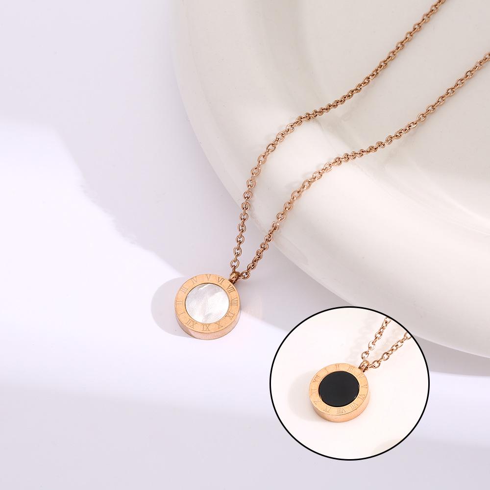 Colier din Oțel Titan Placat cu Aur de 18K, Lanț Claviculă de Înaltă Calitate pentru Femei - Bijuterii care nu se Decolorează