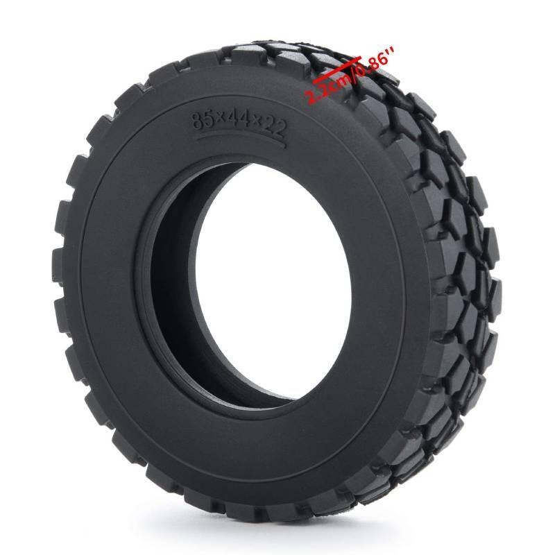 114 Scale Model Truck Tire Set For Tamiya Rc Construction Vehicles With Durable Plastic Design