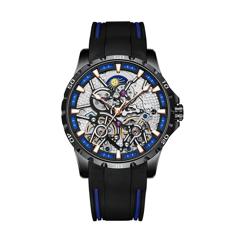 AILANG New Swiss Genuine Watches Double Tourbillon Automatic Mechanical Watches Men Waterproof