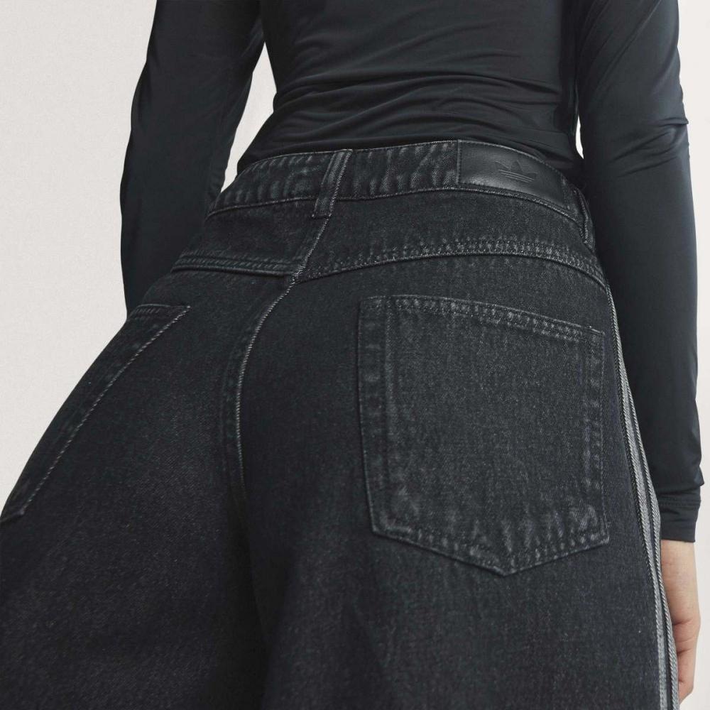 Adidas Firebird Adilenium Denim Pants With Button Closure  Kd2905 