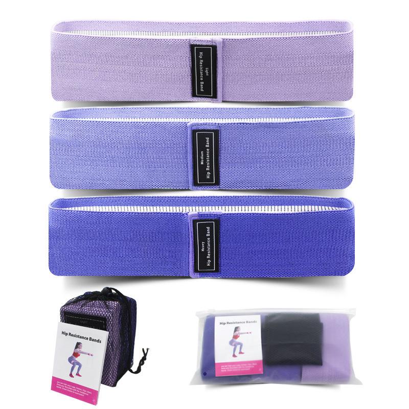 Elastic Resistance Bands for Fitness, Booty, Squat & Glute Workouts