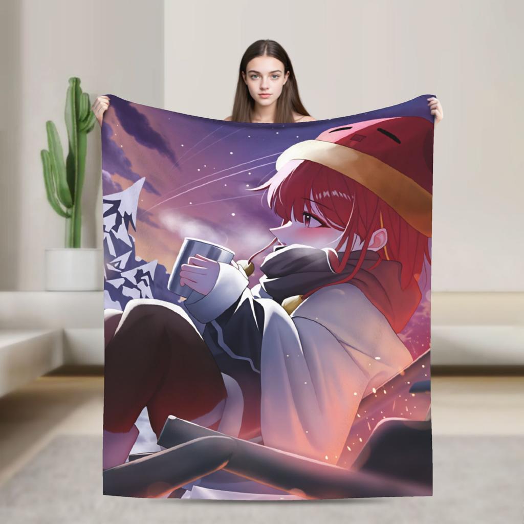Akane Lize Singer Blanket Quality Warm Soft Throw Blanket Autumn Travel Home Decor Funny Bedspread
