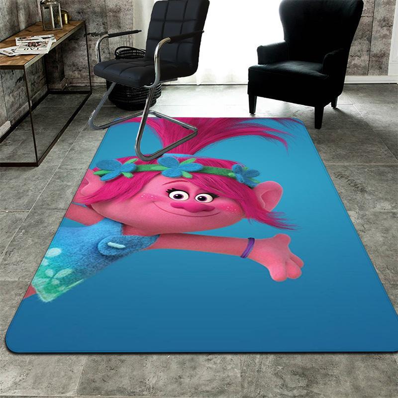 Trolls Rug Floor Mat for Living Room or Bedroom Soft and Comfortable Carpet a Gift for Birthday and Holiday.MFF0918429