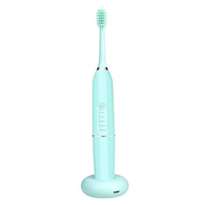 5 Modes 3200rpm/min Sonic Electric Toothbrush Dental Scaler Calculus Remover Oral Care Tool USB Charge +Intelligent Touch Switch+ Bracket + 4 Heads