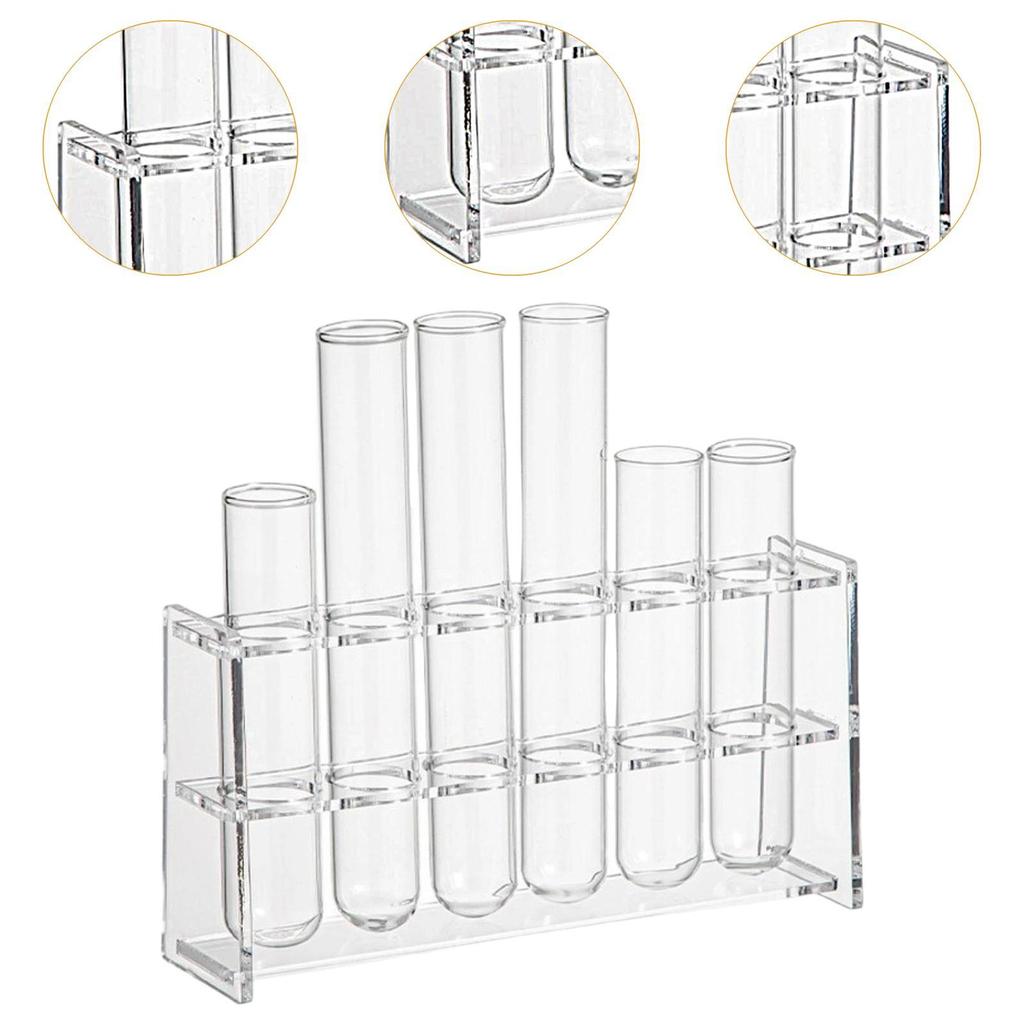 Reagensglassvase Sett Dekorativ Blomsterpotte Innflyttingsgave Formeringstasjon for Bryllup Kafé Hjemmeinnredning Hage Balkong