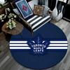 Toronto Maple Leafs2,Round Area Rug,Carpet Rug for Living Room Bedroom Sofa Playroom Decor,Non-slip Floor Mat