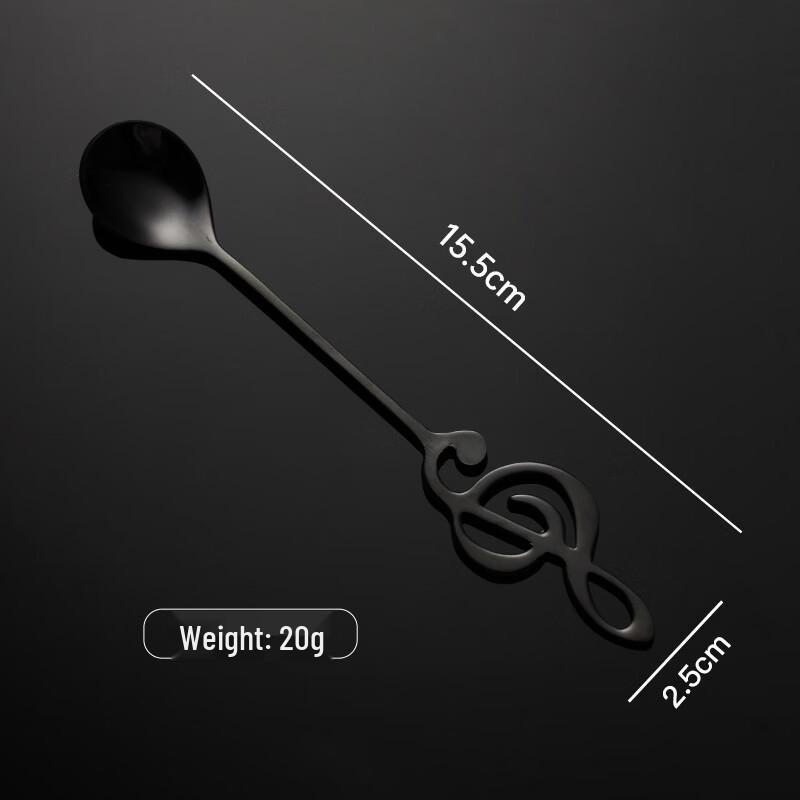 Qianxing Music Note Stainless Steel Coffee Spoons