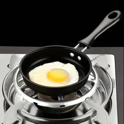 1pc Frying Egg Skillet Pot Mini Non Stick Pan Cooking Steak Ham Egg Dumpling Round Breakfast Small Fry Egg Pans Kitchen Tools
