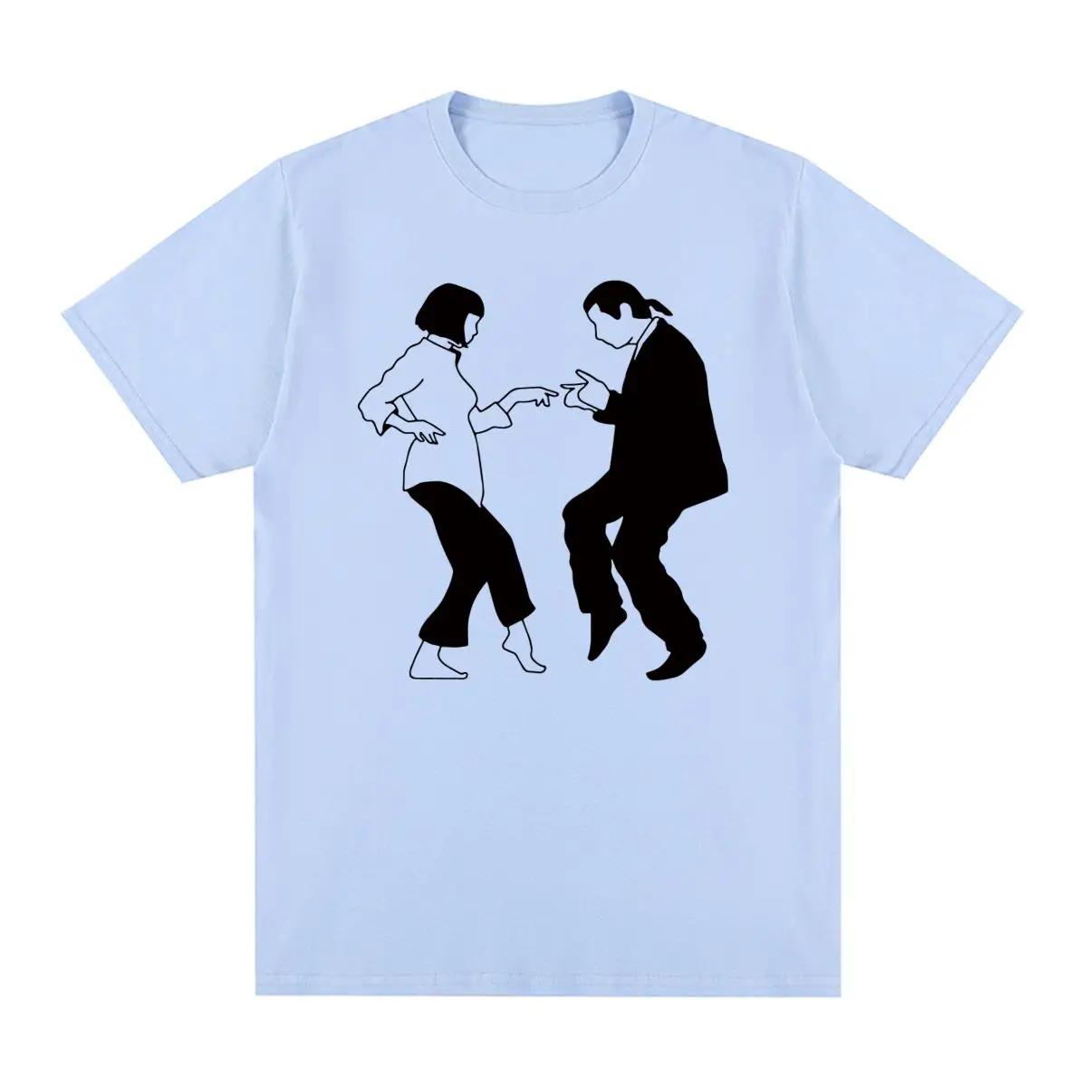

Pulp Fiction Vintage T-shirt Classic Movie Gift for Fans Friends Creative Punk Fun Cotton Men T shirt New Tee Tshirt Womens Tops 4XL