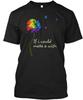 Autism Awareness Wish 100% Cotton T-shirt Mens Tees Top Made In the USA T-Shirt Tee Top Unisex