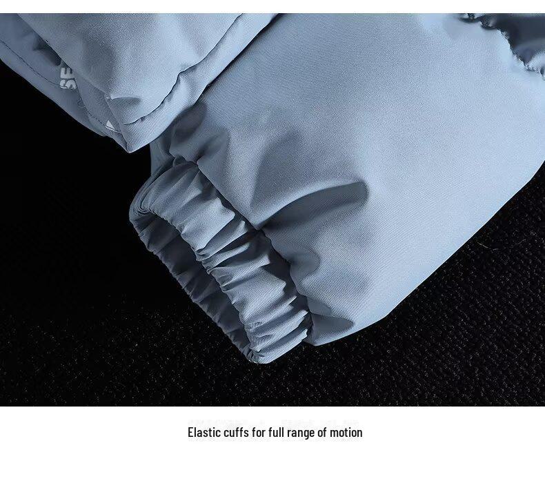 Férfi Kétoldalas Amerikai Stílusú Pehelykabát - High-End Divat, Fiatalos és Stílusos