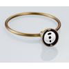 Elegant Oval Metal Towel Rings with Embossed Not Slip Base Stand for Secure Towel Holding In Modern Classical Bathrooms