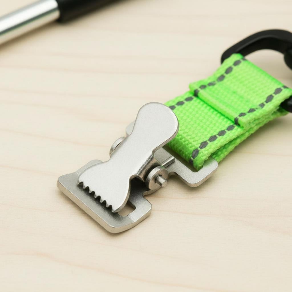 Double Hook Clip Portable Grip Fastener Easy to Use Carabiner Glove