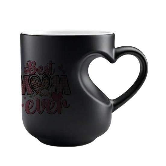 

Керамическая кружка для кофе с ручкой в форме сердца «Лучшая мама на свете» Кружка с изменением цвета Уникальный подарок на День матери для мамы бабушки 1pc