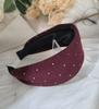 Elegant Wide Fabric Headband for Autumn & Winter: White Hair Concealer & Top Hair Tie for Holding Hair, Washing Face, or Adding Style