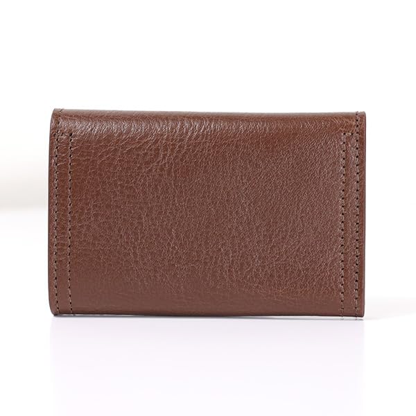 IL BISONTE Key Case Key Ring Genuine Leather Logo Men Women Unisex SKH150 PV0001 (Pink/PK213B) [Item]