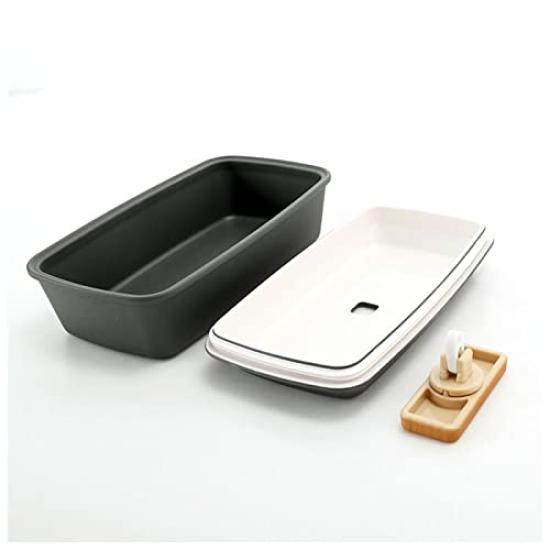 Showa Bento Matte 580ml Box, Gray,