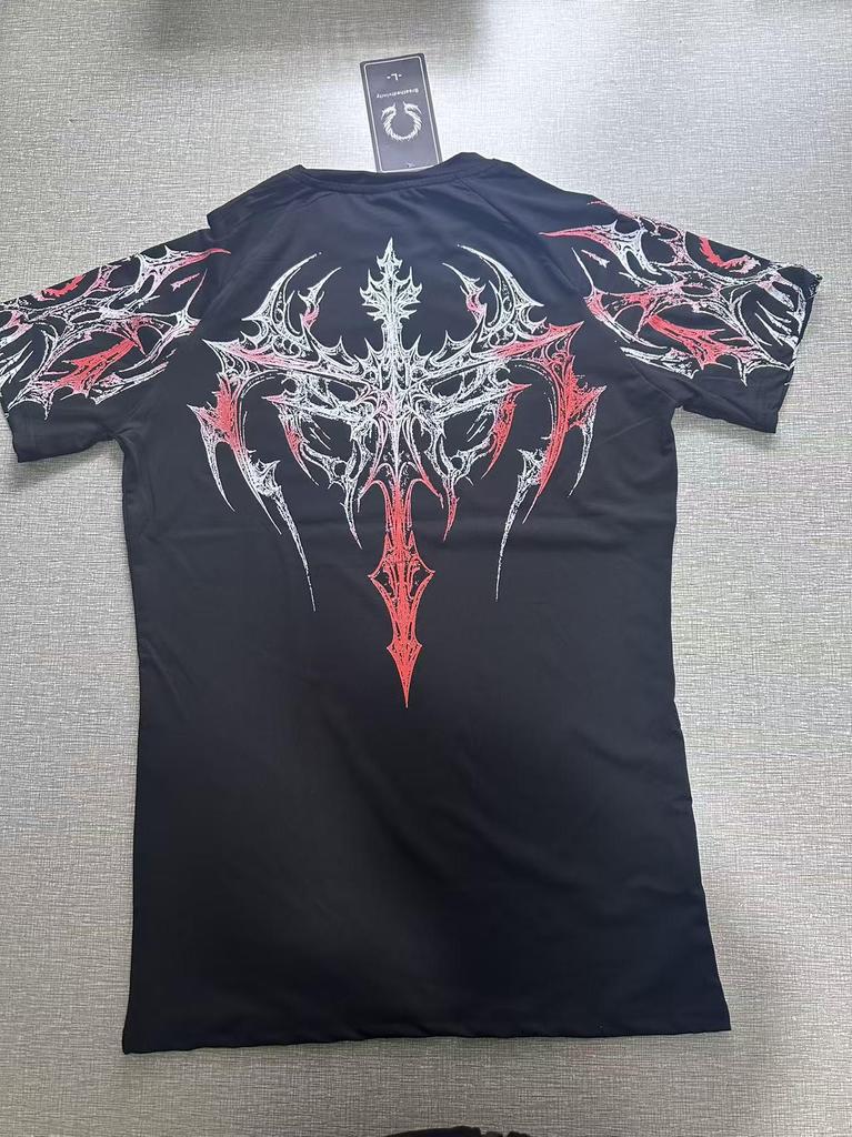 BreatheDivinity Venom Fitness Tricou Sport Unisex cu Uscare Rapidă, Strâmt