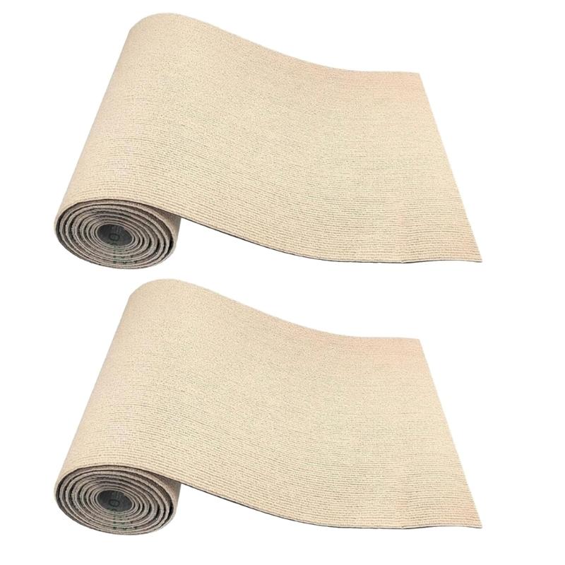 2pcs Cats Scratching Post Furniture Protectors Trimmable NonSlip Polyester Carpet Pad