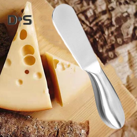 Stainless Steel Cheese Cutter Butter Jam Spreader Cream Cutter Utensil Multifunctional Bread Slicer Kitchen Gadget for Charcuterie Boards