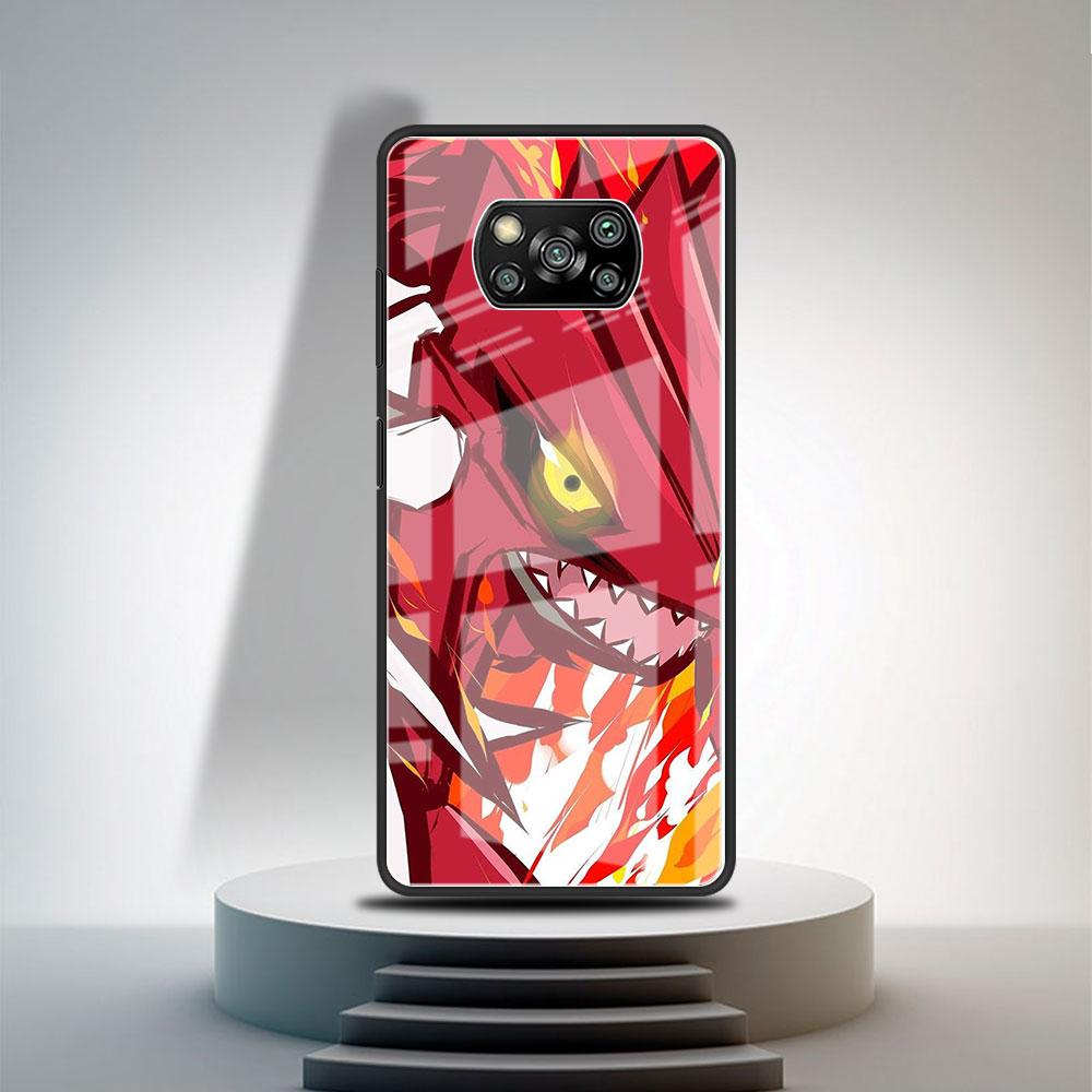 Glass Case For Xiaomi Poco X3 NFC 11 Lite 11T F3 M3 For Redmi Note 11 10 9 8 Pro 10S 9S 9A 9C Phone Cover Anime Cool Pokemon