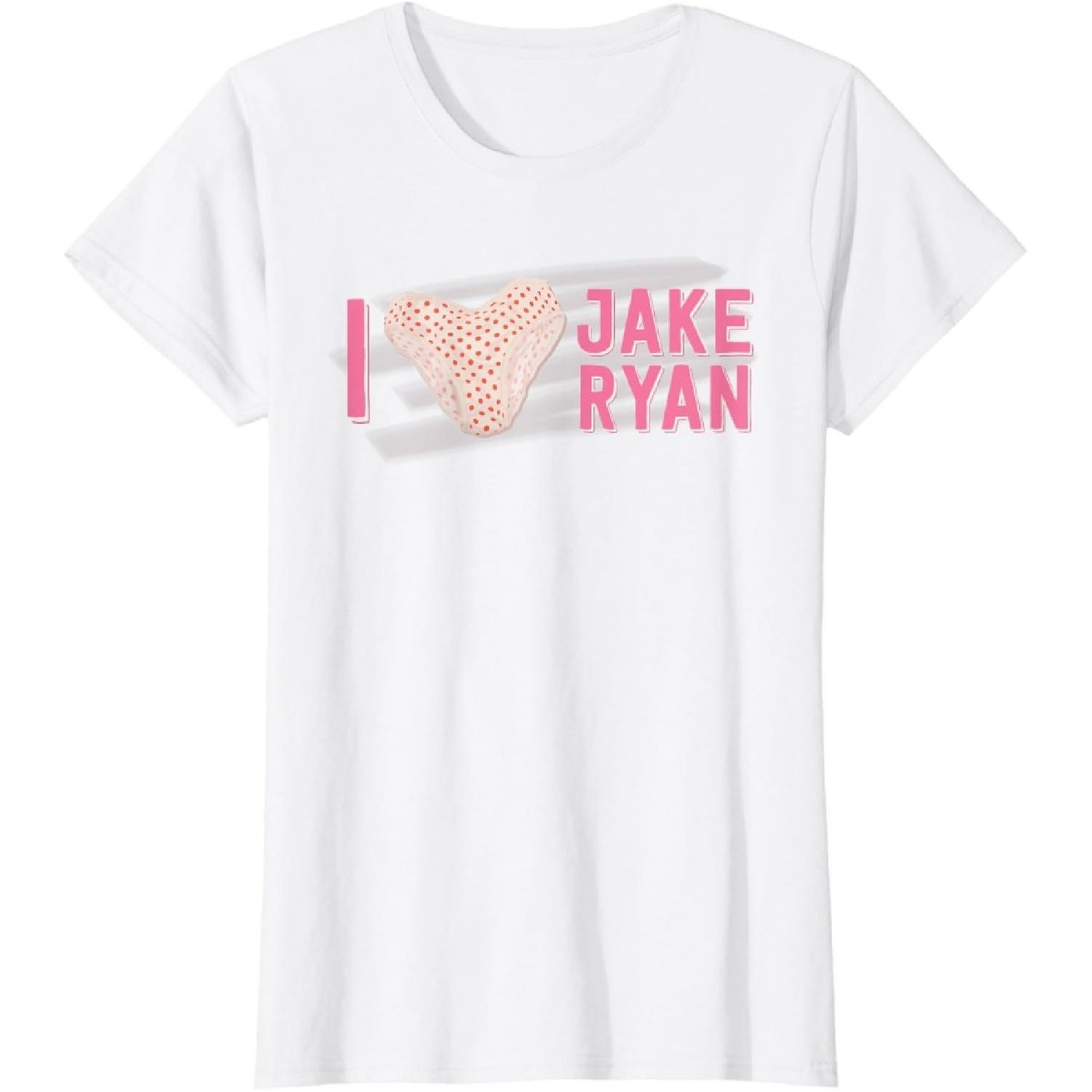 _I Love Jake Ryan_ Panties Design Retro 80 s T-Shirt T-Shirt S