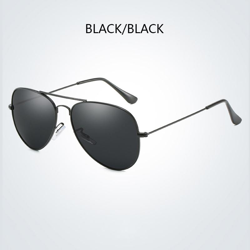 

Classical Pilot Male Sunglasses Retro Metal Rays Sun Eyeglasses Durable Female Mirror Colors Driving Men Shades UV400 Polarized