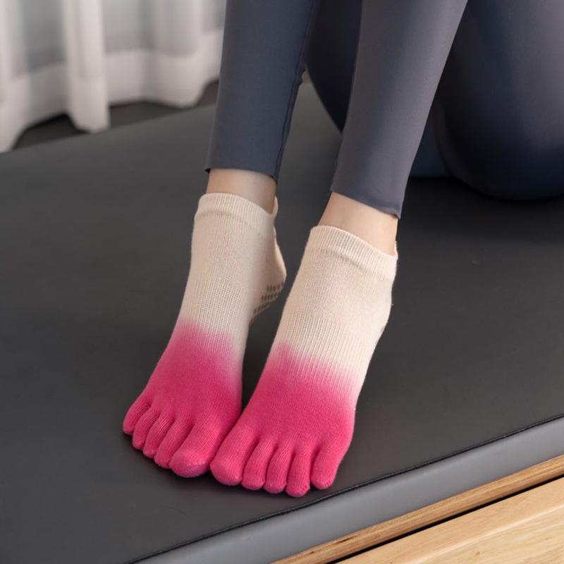 Șosete cu cinci degete ToeSox fără spate, antiderapante pentru yoga și pilates - Calitate pentru toate anotimpurile